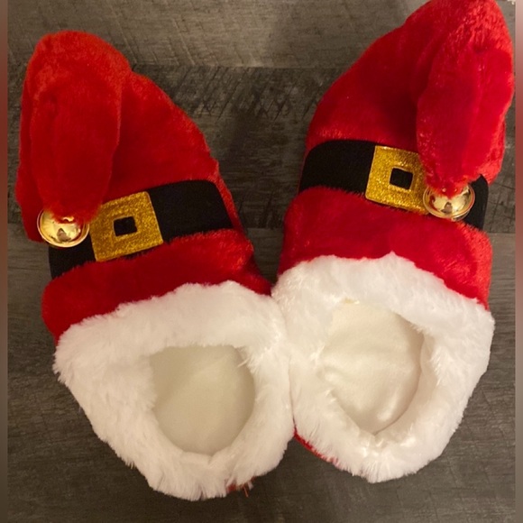 DanDee Collectors Choice Santa Slippers- size Medium 7-8 - Picture 2 of 9